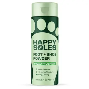 Happy Soles Shoe Powder- 4 oz, Odor Defense