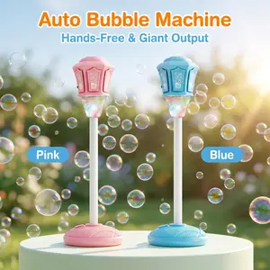 Rechargeable Street Lamp Bubble Machine Auto Big Bubble Output Kids Party Camping Rechargeable Street Lamp Bubble Machine Auto Big Bubble Output Kids Party Camping