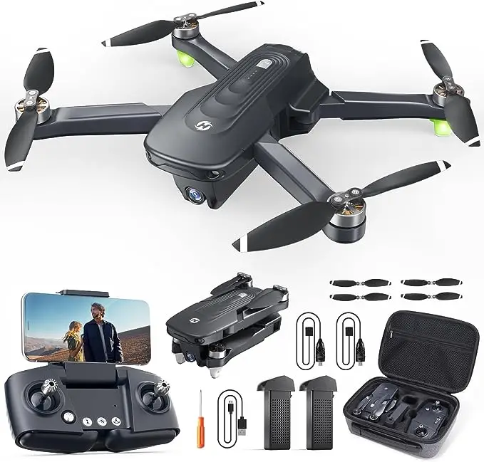 Holy Stone GPS Drone with 4K Camera, HS175D RC Quadcopter with Auto Return, Follow Me Mode, Brushless Motor, Circle Fly, 46 Mins Long Flight Time Port