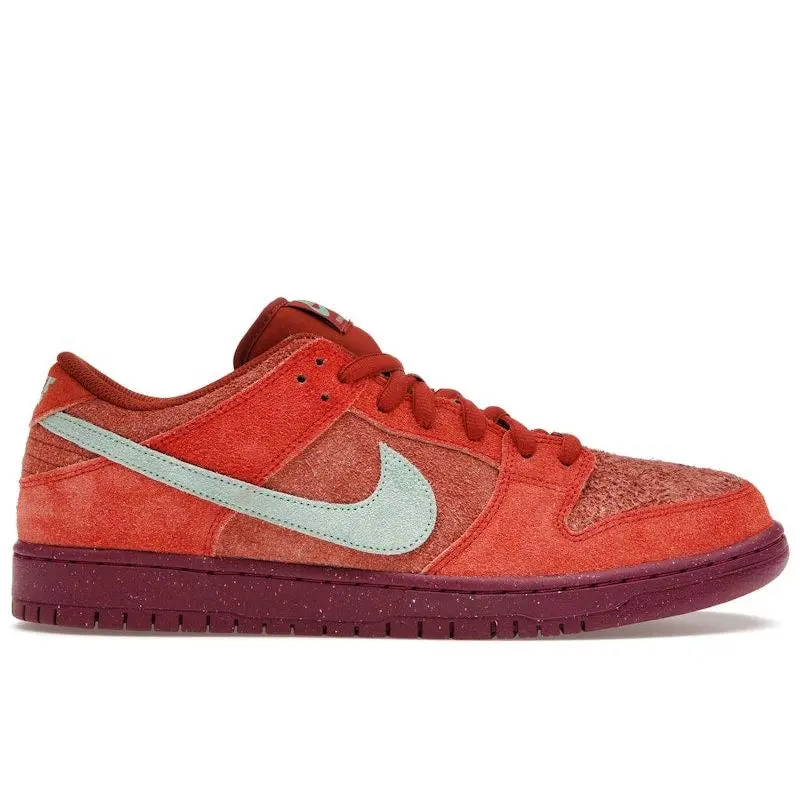 Nike Men's SB Dunk Low Mystic Red Rosewood Skateboarding Shoes, from StockX