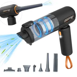 ROKEKO V8 Apex - 4-in-1 Handheld Vacuum Cleaner with 19000Pa Suction Power, Type-C Charging, 2 Suction Modes, Handheld Vacuum for Car, Office Desk, Keyboards