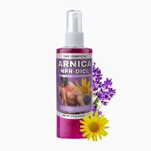Aceite con Arnica + Lavanda 8 oz  (236ML) 20% More - Arnica & Lavander Massage Oil, Dolores Agudos Musculares, Pain Relief, Moisturizing, No Additives or Artificial Ingredients Oil Body Care Cosmetic Comfort Moisturize Moisturizer