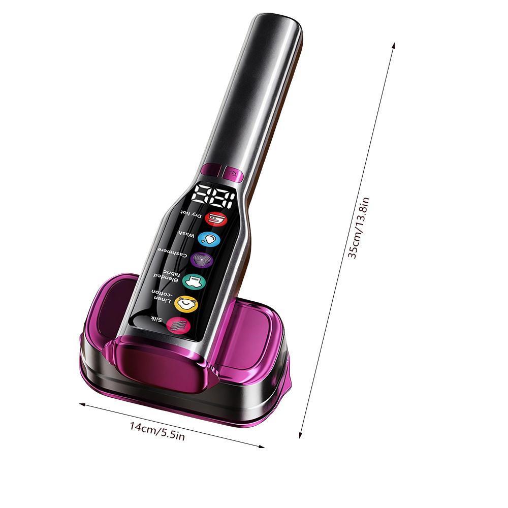 Newest 2-in-1 Steam Iron & Clothes Steamer - Handheld Portable Garment Wrinkle Remover, Fast Heat-Up, Large Soleplate, 110ml Water Tank - Lightweight for Home, Travel, and Office Use Handheld Steamer & Iron 2-in-1, 15s Fast Heat-Up, Large Soleplate.