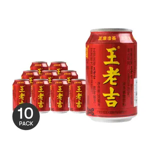 10Packs WANGLAOJI Herbal Tea Beverage, 10.9 fl oz/Pack