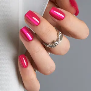 CurvLife Cat Eye & Short Squoval Press-On Nails Collection – 30PCS, Glossy Magnetic Shine, Reusable Everyday Salon-Look Nails