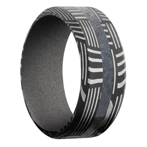 Basketweave + Acid Finish + Gun Metal Grey