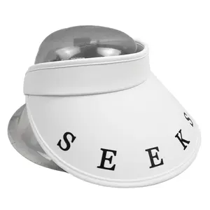 SEEKS UV Protection Sun Visor - Wide Brim Breathable Sports Hat for Running Golf