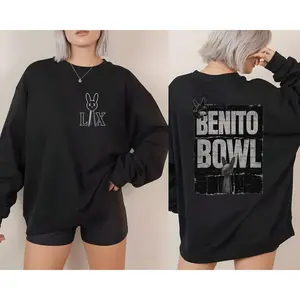 Bunny Bowl 2 Sided T-Shirt, Super B 2026 Shirt, Here For The Benito Bowl Show