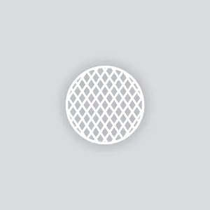 Dapper Diamonds Circle Clay Stencil