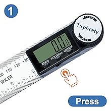 Digital Angle Finder Protractor, 3rd Generation Quick Display Angle Gauge Ruler, 7-Inch (200mm) Professional Measuring Tool for Woodworking, Carpentry, and Construction Digital Angle Finder Protractor, 3rd Generation Quick Display Angle Gauge Ruler, 7-Inch (200mm) Professional Measuring Tool for Woodworking, Carpentry, and Construction