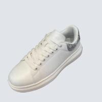 White with Silver Glitter