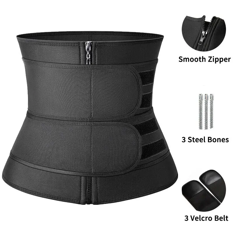 Black(2 Belts+Zippers)