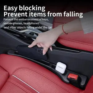 Silicone Car Seat Leak-Proof Strips, Universal Silicone Anti-Fall Strips, Car Interior Gap Storage Solution, 2-Piece Set