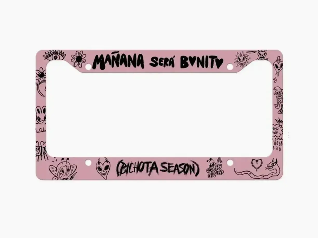 MSB Pink License Plate Frame 002