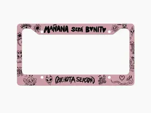 MSB Pink License Plate Frame 002