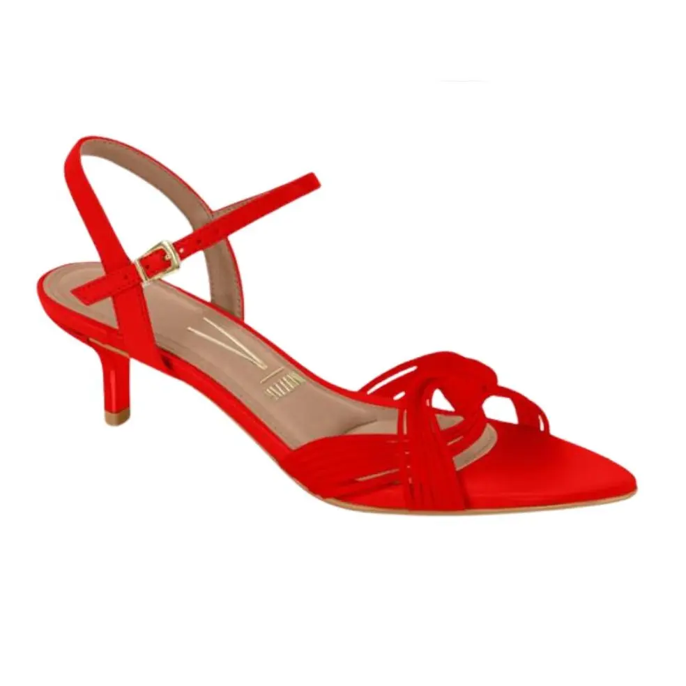 Vizzano Sexy Strappy Kitten Heel Sandals – Elegant Ankle Strap Heels for Party & Date Night