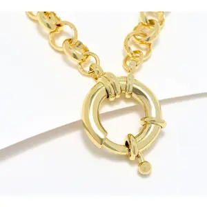 Kirks Folly Sailor Loop Rolo 18" Chain Necklace with Extender