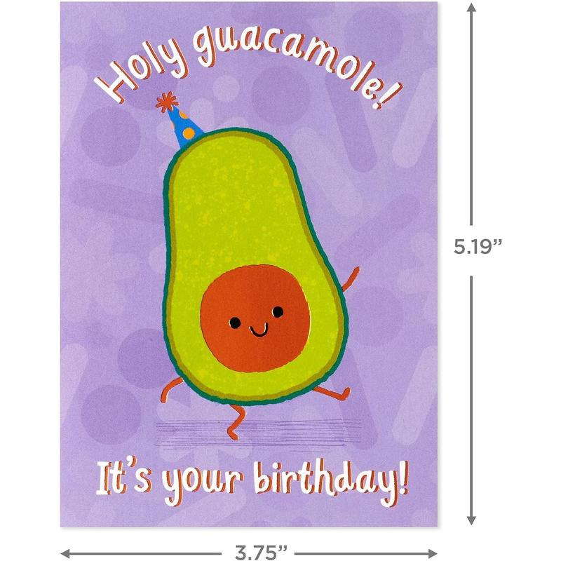 Funny Birthday Card Assortment (24 Blank Cards with Envelopes) Food Puns, Dog, Bird, Otters