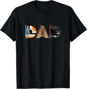 Luke Yoda Darth Vader Dad Father’s Day Birthday T-Shirt
