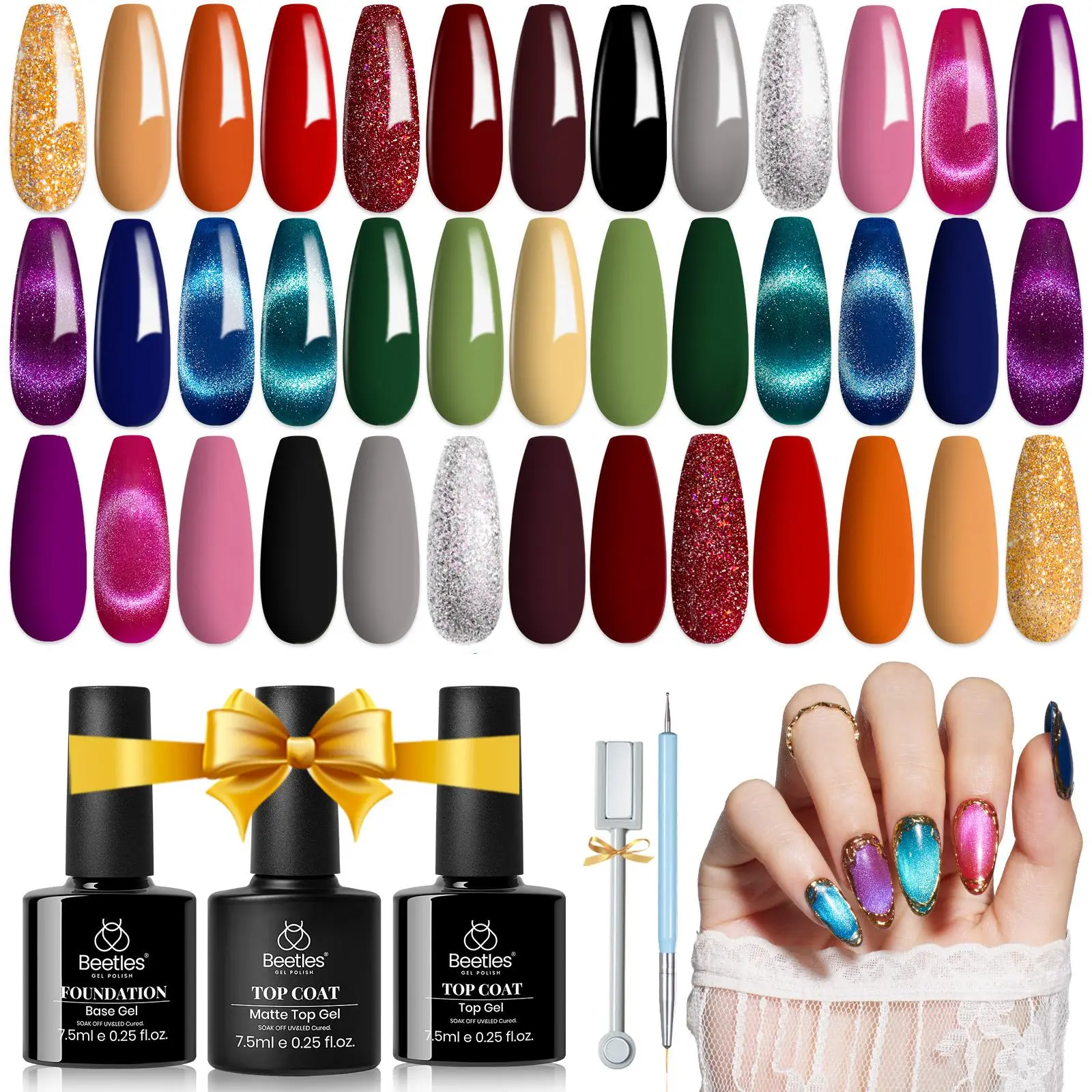 Gemstone Party 20 Colors 25Pcs