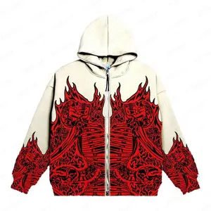 Skull fire hoodie