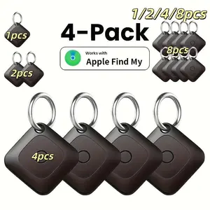 WeTag-1/2/4/8pcs, Smart Outdoor Tracker, 1.43 Inches, Wireless Low Power Function, Mini GPStracker, High Decibel Alarm, Application Control, Smart Positioning, Suitable for Cars, Wallets, Luggage Bags, Keys, Item Finder, Ideal Gift for Travelers