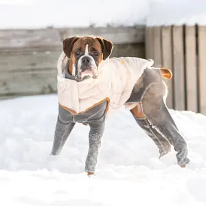 Sand Arctic Dog Parka - Cozy Winter Coat for Pets