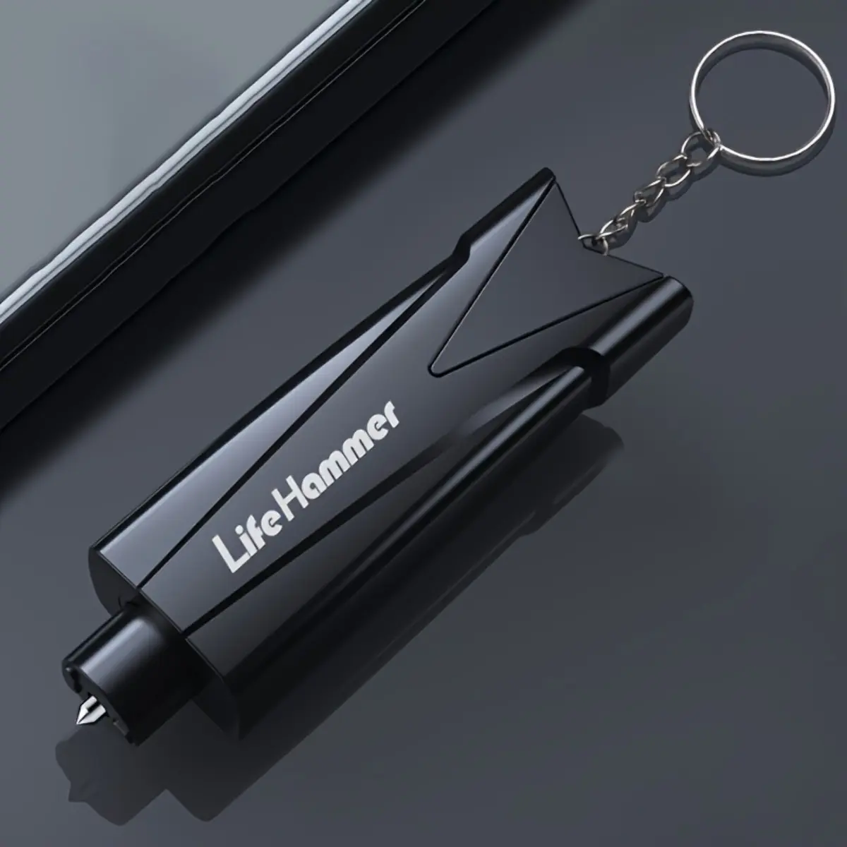 Car Safety Hammer Auto Emergency Glass Window Breaker Seat Belt Cutter Life-Saving Car Emergency Escape Hammer Survival Whistle