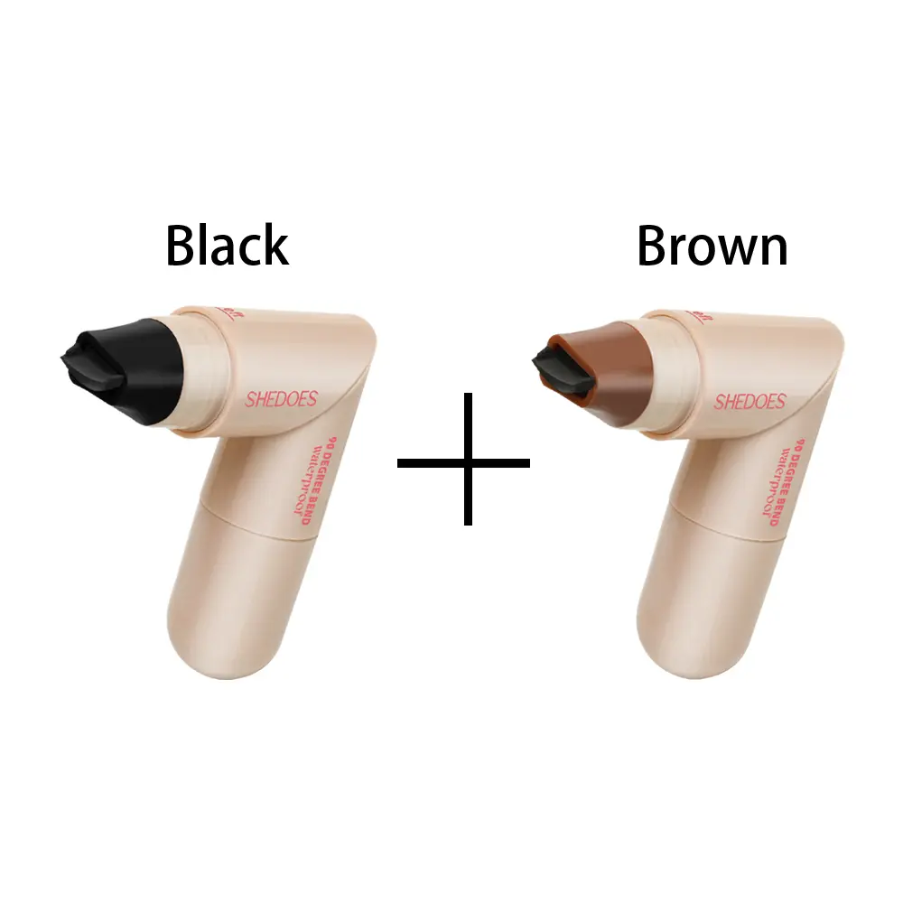 pure black+pure brown