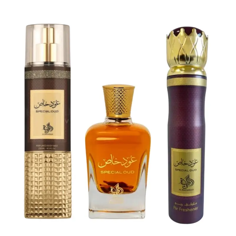 Special Oud (3 in 1) Eau De Parfum 100ml + Body Mist 250ml + Air Freshener 300ml By Al Wataniah