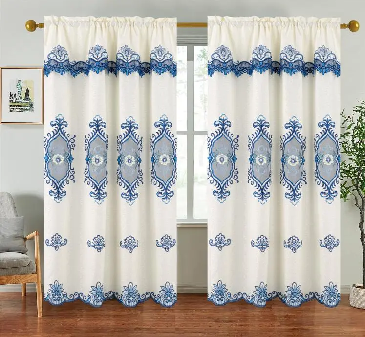 Veronica Macrame Jacquard Curtain with Valance Veronica Macrame Jacquard Curtain with Valance