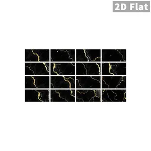 16/32pcs Marble Self-Adhesive Vinyl Backdrop Tiles - Waterproof PVC Wall Panels, Easy Peel & Stick, Reusable Modern Decor for Bathroom, Kitchen, Living Room - Ideal for TV Backdrop, Bathroom Wallpaper, Contemporary Decor, Easyclean Surface