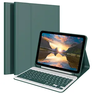 Case with Keyboard for Samsung Galaxy Tab A11 Plus 2025 / Tab A9 Plus 2023, [Support 3 System] Magnetic Detachable Wireless Keyboard for Galaxy Tablet A9+ / A11+ Backlit Folio Cover