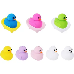 8 Pcs Silicone Knitting Needle Stoppers - Blunt Needle Cover, Cute Topper Plug, Tip Point Protectors, End Cap Decoration Accessories