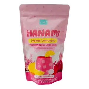 Namiroseus HANAMI Lychee Lemonade Premium Blend Juice Drink, 21g x 10 Sachets
