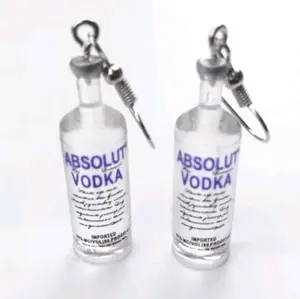Earrings, Beer Earrings, Fun Earrings, Whiskey Earrings Retro