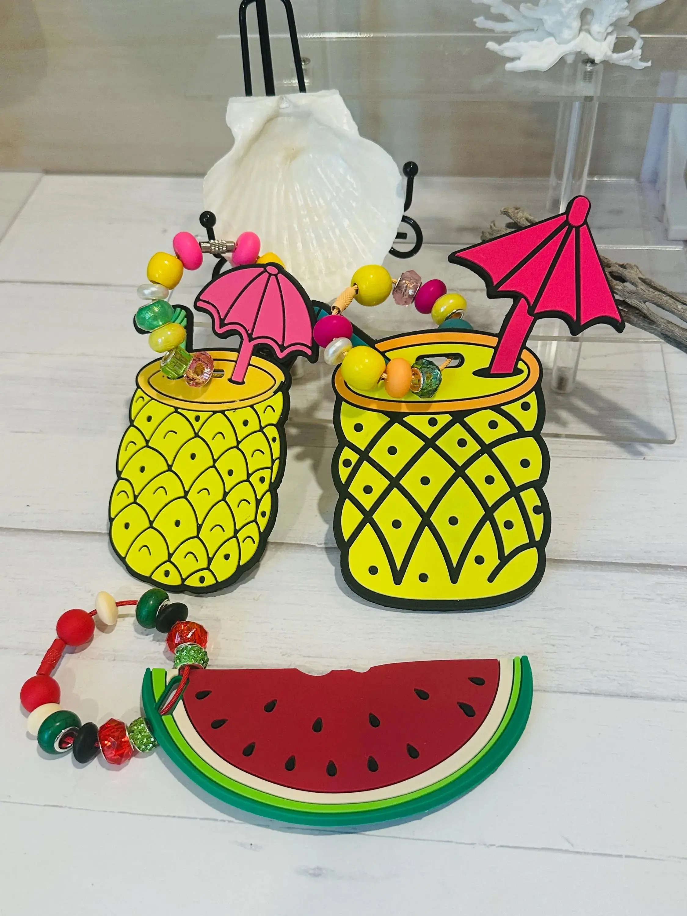 Pineapple & Watermelon Luggage Tags