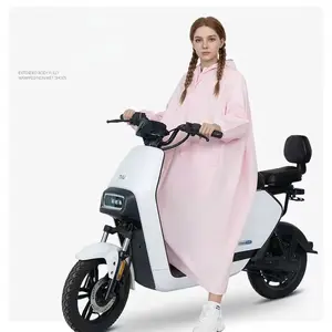 Women's Long Full Body EVA One Piece Rain Poncho Thickened Waterproof for Outdoor Bicycle Riding,raincoat