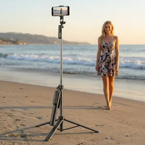 Pro-Grade 69" Rotatable Phone Selfie Stick Tripod with Remote — Ultra-Lightweight Design with Remote Control for Vlogging | The Perfect Companion for March Madness, Spring Break, World Cup & Easter Activities