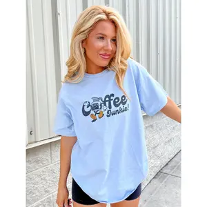 Coffee Junkie Graphic Top