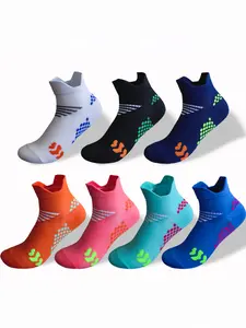 7 pairs of compression socks suitable for both men and women, Athletic Socks, suitable for fitness, running, outdoor daily use, breathable short socks, knitted fabric, all season universal, hand washed