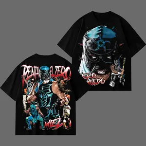 [WWE] Penta El Zero V2 Miedo Zero Miedo Lucha Libre Wrestling T Shirt Premium Cotton Graphic Tee, Mexican Wrestler Skull Mask Gothic Streetwear Shirt, AEW Fan Gift Unisex, Wrestling Event Outfit