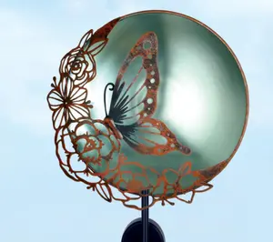 Sunset Vista Designs Solar Flower and Moon Garden Stake