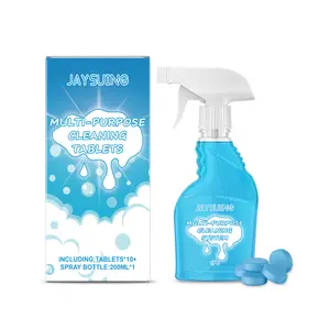 Jaysuing Multi-Purpose Cleaner Multi-Purpose Cleaning Effervescent Tablets Gentle Stain Remover Oil Stain Odor Cleaner