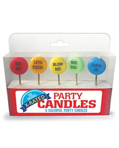 X-Rated Party Candles - Set of 5