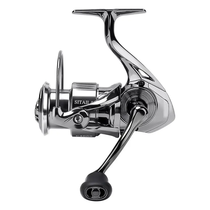 Metal Fishing Line Wheel, CNC Engraved Spool Cup, 1 Count 5+1 Stainless Steel Bearings with Metal Handle, Ideal for Playing Lure Fishers