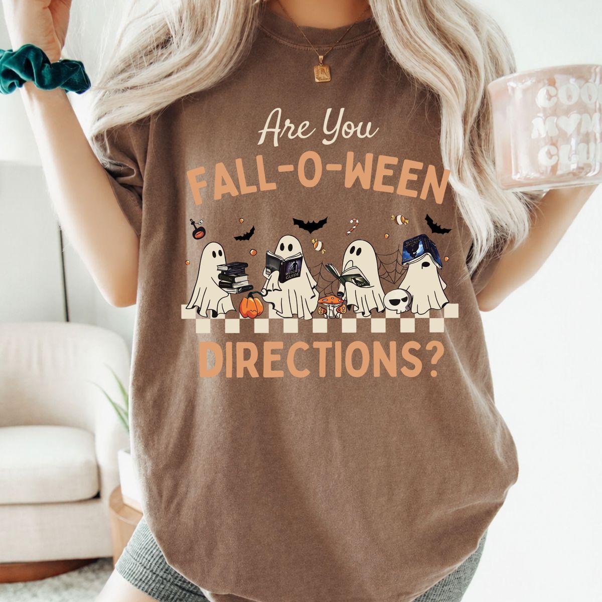 Comfort Colors Are You Halloween Directions Teacher Halloween T Shirt, Funny Spooky Teacher Shirt, Teacher Ghost Tee, Halloween Gift For Educators, Unisex Comfort Color T-Shirts