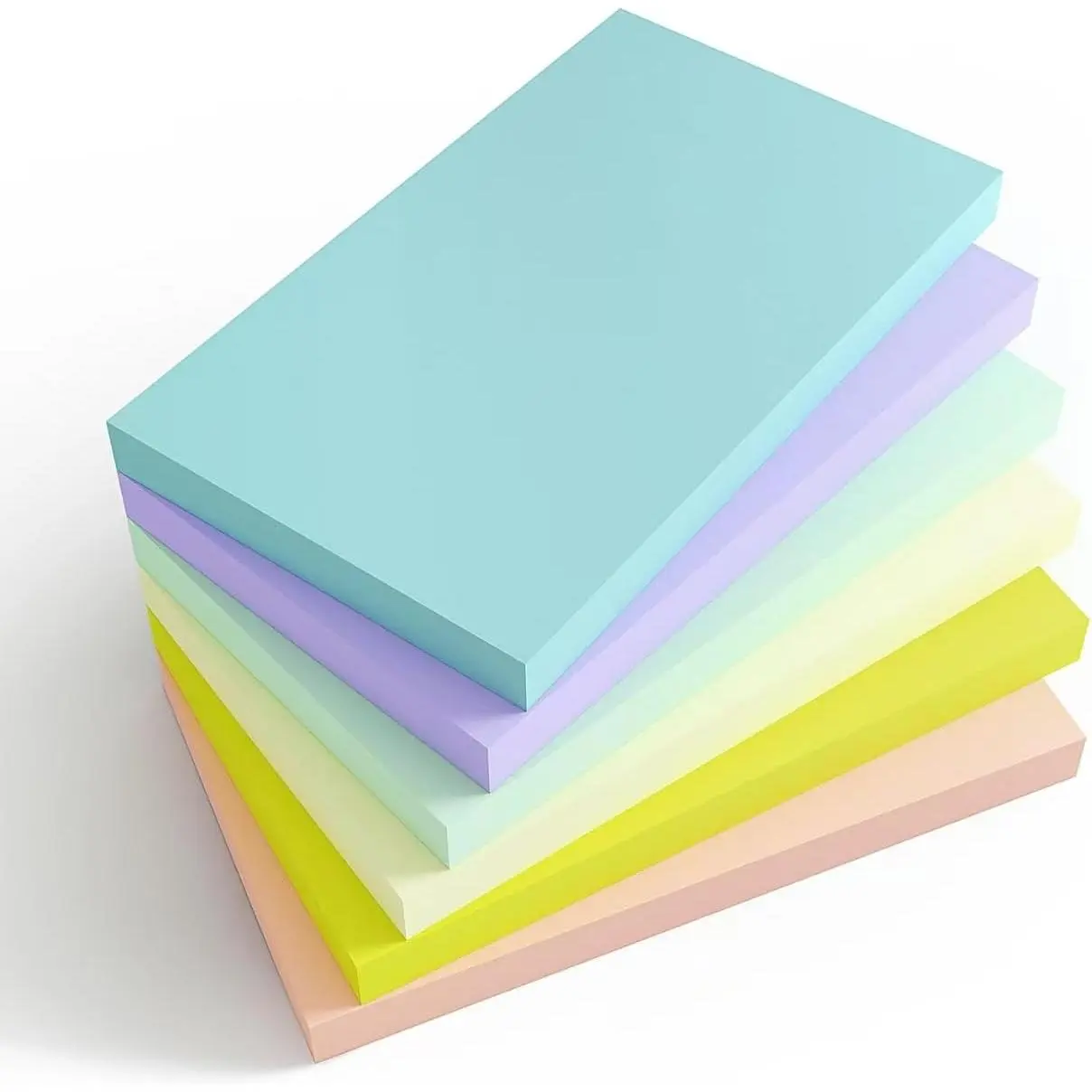 480 Sheets 3x5 Inches Large Sticky Notes,Self-Stick  Stickies Colorful Super Sticking Power Memo Pads for Teacher ,School and Office