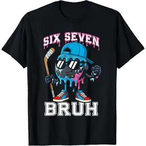 Funny Ice Hockey Drip Number 67 T-Shirt Unisex