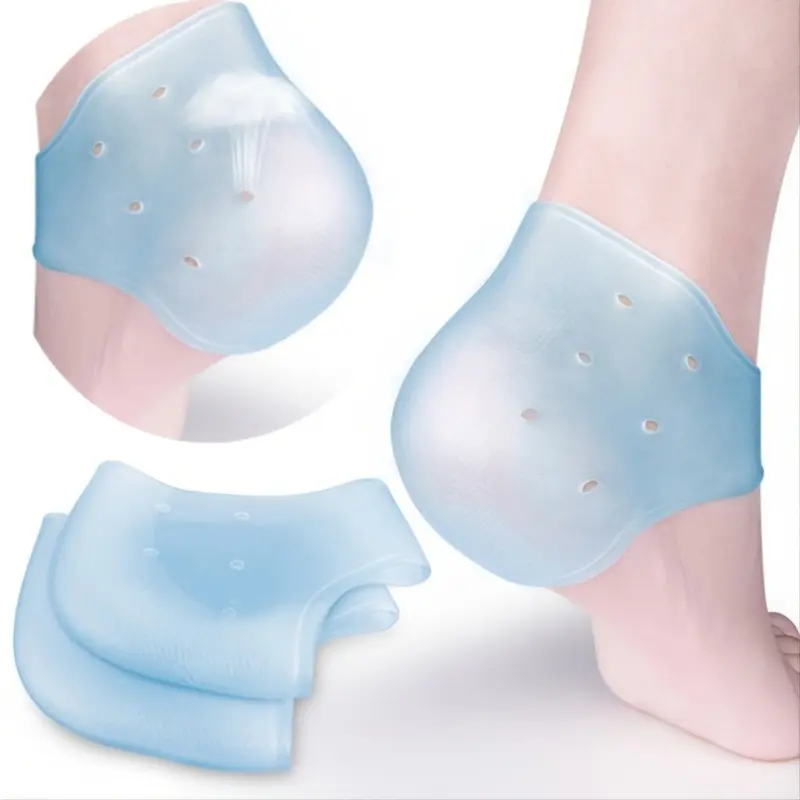 4pcs Heel Cups Gel Protectors Support For Achilles Tendonitis Bone Spur Aching Feet Relieve Pain For Man And Women
